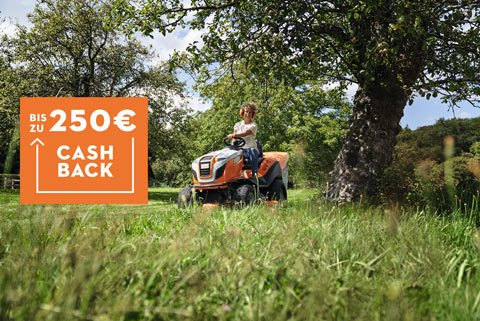 STIHL Aufsitzmäher Cashback Aktion