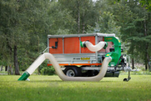 Laubsaugwagen