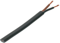 Kabel FLYY 2X1,5 flach rt/sw Spule 100m  gallery