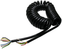 Wendel 7-pol. 12/24V 4,5m o. Stecker gallery
