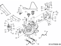 MTD Sechskantriemen (Mähwerk) 2318x12,7mm 3