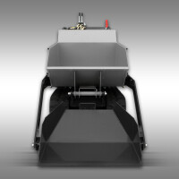 Jansen Raupendumper RD-300S, Benzin, hydr. Mulde, Selbstlade