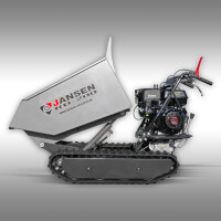 Jansen Raupendumper RD-200, hydraulische Mulde, 9 PS Benzinm