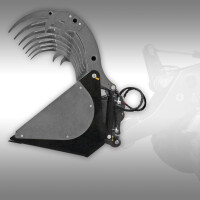 Jansen Greifschaufel GS-240, Frontlader, Silageschaufel, 2,4