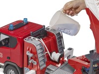 Bruder Scania Super 560R Feuerwehr mit Drehleiter, Wasserpum