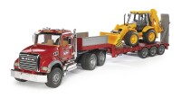 Bruder MACK Granite LKW mit Tieflader un gallery