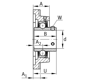 FAG Flanschlager UCF210 50x143