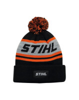 STIHL Mütze POMPON24 Schwarz/Orange/Grau 2
