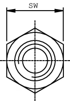 Burnett & Hillman Reduzierverschraubung 1/4x3/8 BSP 3
