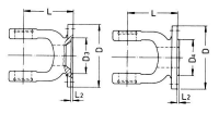 Walterscheid Flanschgabel W2400 / TK 138 (Original) 3