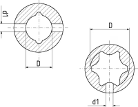 Walterscheid Rillengabel Profil 1B W2400 (Original)