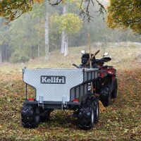Kellfri Kippanhänger Quad 1420 kg mit elektrohydraulisc