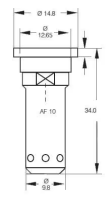 Lechler Flüssigdüngerdüse PVC 1,2-1,5-1,8 3