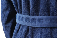 Claas Bademantel blau 3