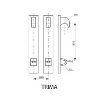Kellfri Schweißhalterung passend für Trima 30 mm 