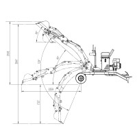 Kellfri Anbaubagger 360 für Quad 7