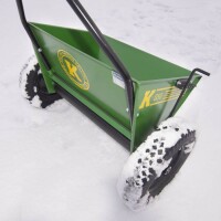 Kellfri Streuwagen für den Handbetrieb mit einem Beh&au