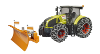 Bruder Claas Axion 950 mit Schneeketten & Räumschil