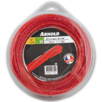 ARNOLD Trimmerfaden AF 3.14, 3.3 mm x 36.5 m, rot, rund,...