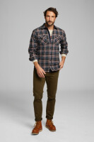 STIHL Hemd Gr. S PLAID FLANNEL Blau / Rot 6