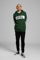 STIHL Hoodie Gr. XL COLORBLOCK SLEEVE Grün 5