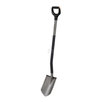 Fiskars Gartenspaten Ergonomic™ grau, spitz 2