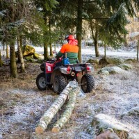 Kellfri Quad-Holztransportschlitten 3