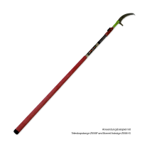 Barnel® Aluminium Teleskopstange Z555P3, 229-721 cm 7