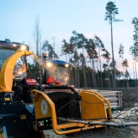 Kellfri Häcksler 150 mit Antistress hydraulische Zuf&uu