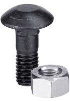 Körperschraube M16x1,5x60 und Sechskantmutter 1