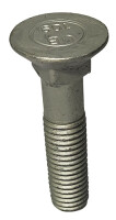 Pflugschraube M12x1,75x55 und Sechskantmutter 1