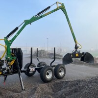 Kellfri Greifschaufel für Forstanhänger 55cm 4