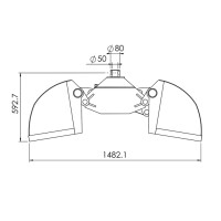 Kellfri Greifschaufel für Forstanhänger 55cm 7