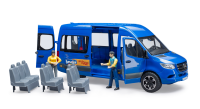 Bruder MB Sprinter Transfer mit Fahrer und Beifahrer 4
