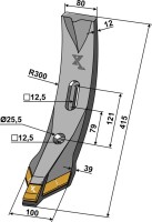 Scharspitze - Hartmetall 2