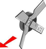 Messerkreuz - links 2