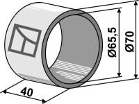 Ring lose für Hartholzlager