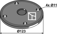 Lagerdeckel Ø123