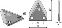 Futtermischwagenmesser 2