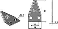 Futtermischwagenmesser 2