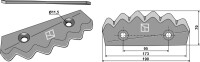 Futtermischwagenmesser, rechts 2