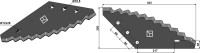 Futtermischwagenmesser, links - Hartmetallbeschichtet 2