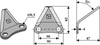 Futtermischwagenmesser 2