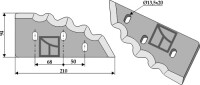 Futtermischwagenmesser, rechts 2