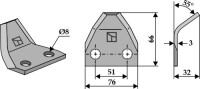 Futtermischwagenmesser 2