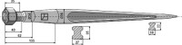 Frontladerzinken 900mm 2