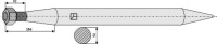 Schwerlastzinken 800mm 2