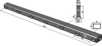 Zinkenträgerrohr 1200mm 2