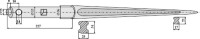 Frontladerzinken 1140mm 2