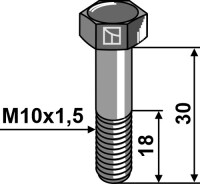 Sechskantschraube - M10x1,5 - 8.8 2